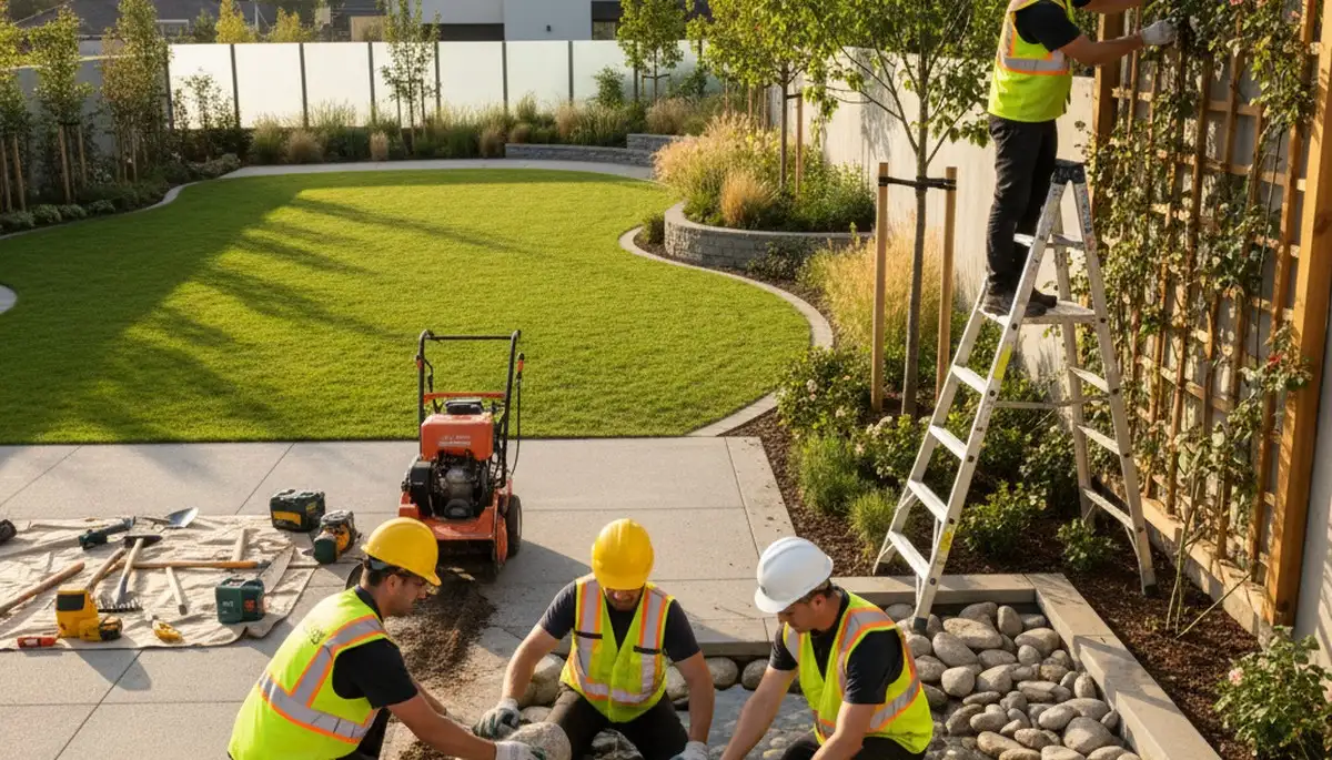 Landscape design services in West Palm Beach, FL by Arbor Tree Care for storm-conscious outdoor spaces