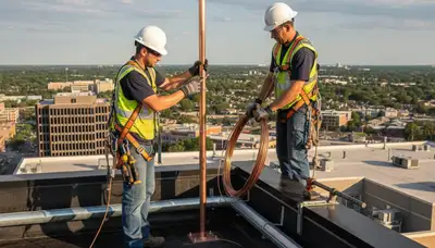 Arbor Tree Care installs tree lightning protection in West Palm Beach, FL