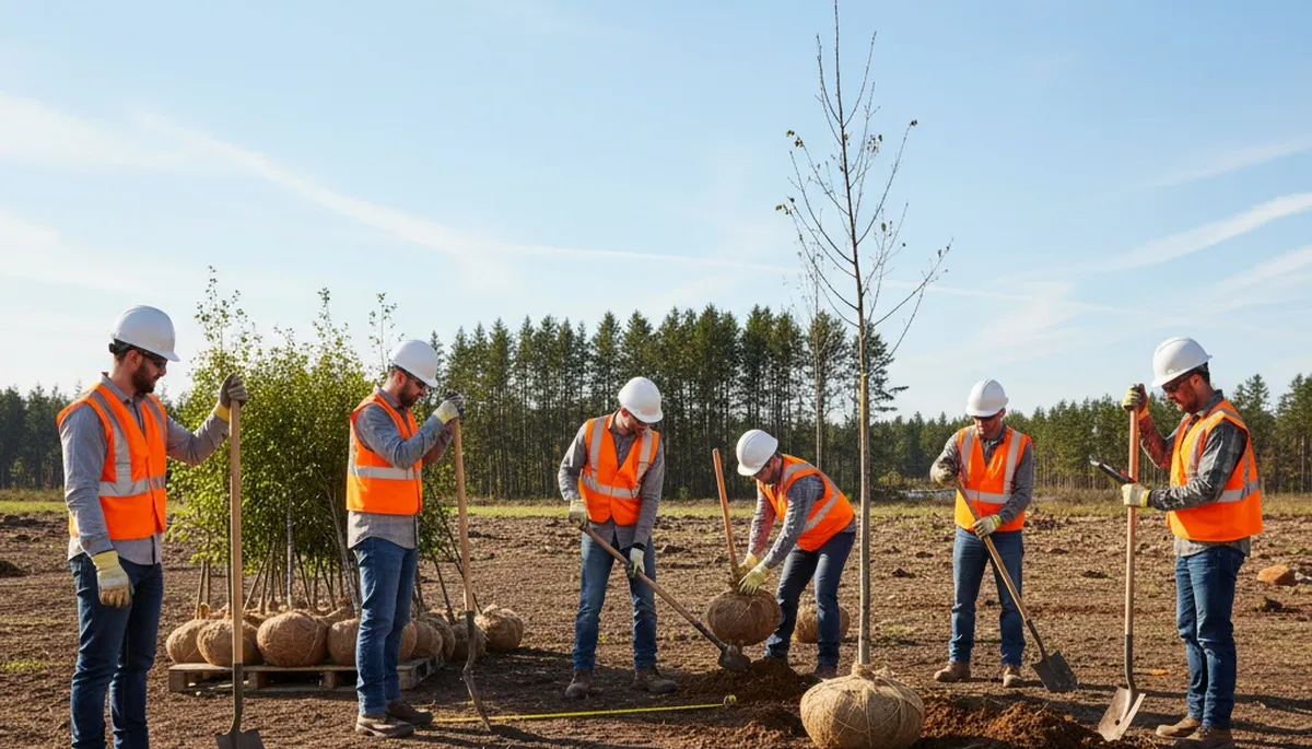 West Palm Beach tree planting service installing healthy trees for local soil and weather conditions
