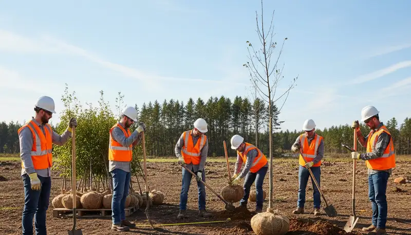 West Palm Beach tree planting service installing healthy trees for local soil and weather conditions
