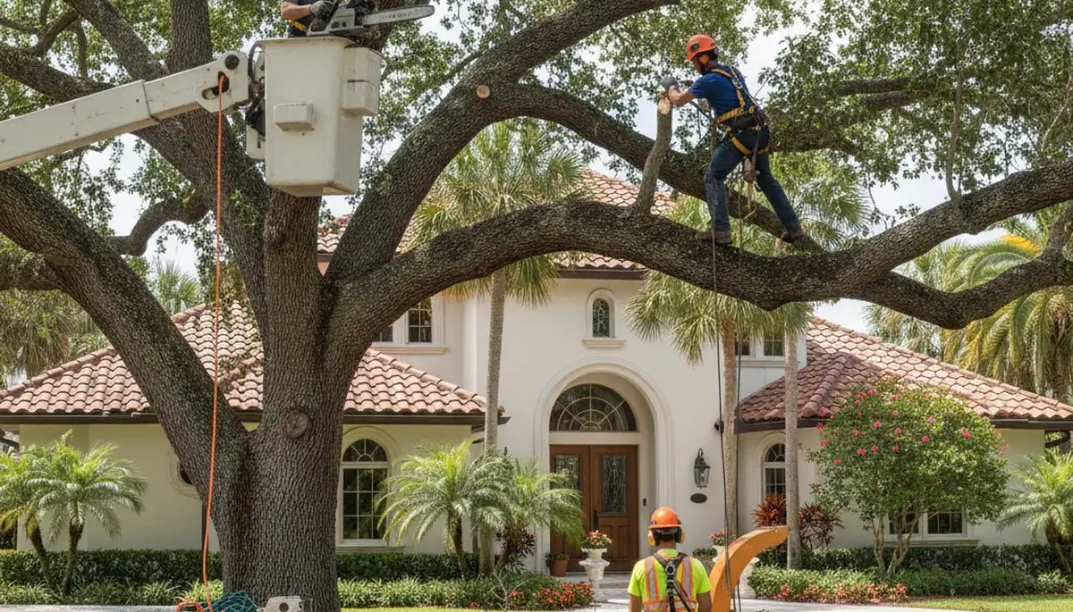 Tree removal crew serving West Palm Beach, FL for safe, professional tree service